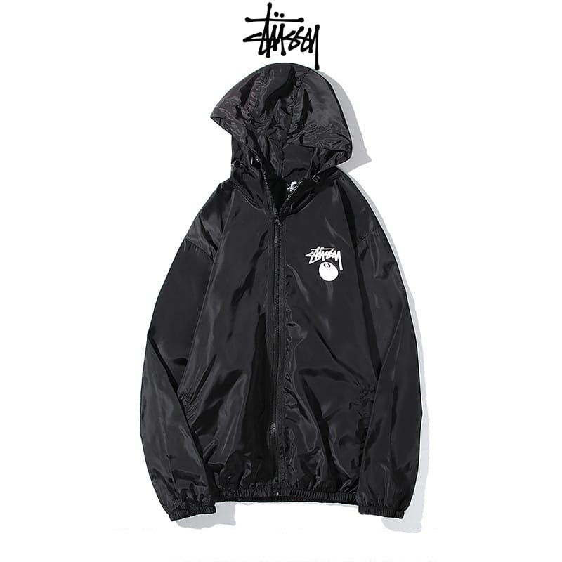 Corta vento sale colorido stussy