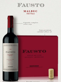 Fausto Malbec x 750c.c. Estuche x 4 bot