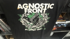 Remera Agnostic Front - My Life My Way