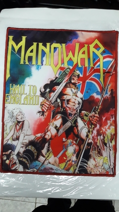 Parche - Manowar Hail to England Espaldar Sublimado