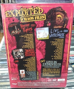THE EXPLOITED - The Chaos Files  Boxset 3CD+DVD+LIBRO - comprar online