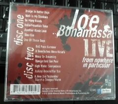 Joe Bonamassa - Live from Nowhere in Particular 2CD´S - comprar online