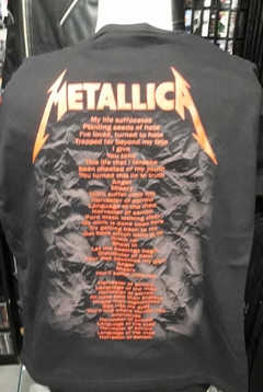 Remera Metallica Mujer - comprar online