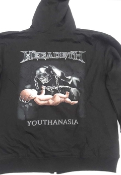 Campera con cierre Megadeth Youthanasia - comprar online