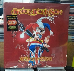 Bruce Dickinson Accident of Birth LIMITED EDITION 25TH ANNIVERSARY RED & YELLOW SLATTER DOUBLE LP