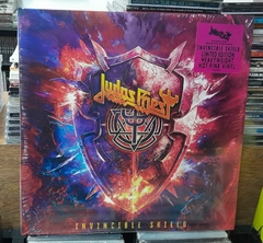 Judas Priest Invincible Shield LIMITED EDITION HEAVY WEIGHT HOT PINK VINYL 2 VINILOS