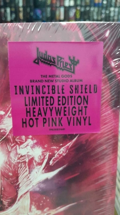 Judas Priest Invincible Shield LIMITED EDITION HEAVY WEIGHT HOT PINK VINYL 2 VINILOS en internet