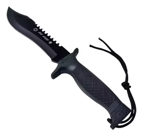 Cuchillo Tactico Oso Negro Vaina Rigida
