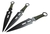 Kunai Dagas Cuchillo Set X3 Lanzar Tk6-1 Antebrazo Con Funda