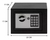 Caja Fuerte Digital Electronica Teclado 230x170x170mm en internet