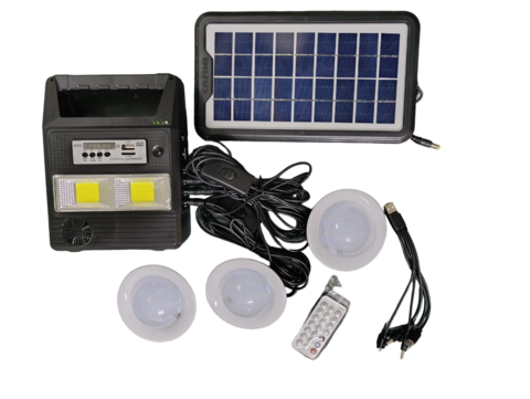 RADIO, REFLECTOR, LINTERNA, LUCES DE CAMPING RECARGABLES CON PANEL SOLAR