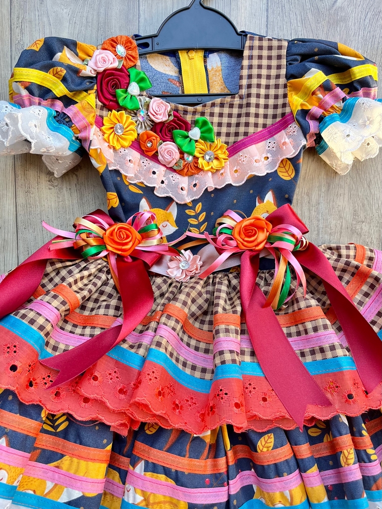 Vestido Festa Junina・Goiabada - BellaVest Fantasias