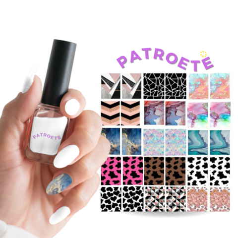 Adesivos de unhas mini cartelão barbie 2.0