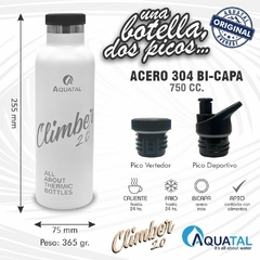 Botella Térmica Climber Blanca - 2 Picos en internet