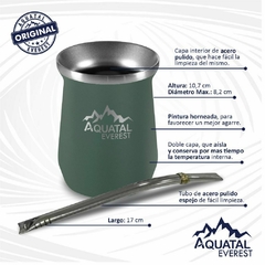 Kit Termo+Mate Everest STEEL Verde - Aquatal