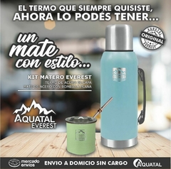 Kit Termo+Mate Everest NEO Verde Claro - tienda online