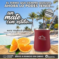 Mate Térmico Everest Bordó - Aquatal