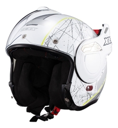 Imagem do Capacete Moto Aticulado 180 Stratos Scratched Texx Modular