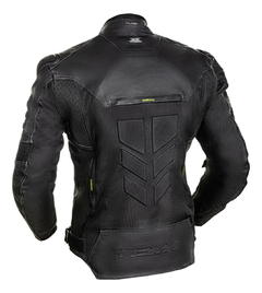 Jaqueta Motociclista Texx Falcon V2 Impermeável Preto Verde - comprar online