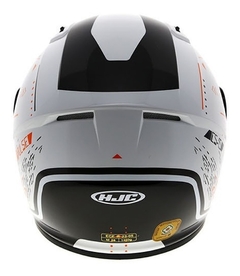 Imagem do Capacete HJC Cs 15 Safa Branco C/ Laranja