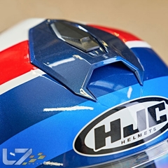 Capacete Hjc I90 Hollen Articulado Viseira Solar Azul - Zum Acessórios para Motociclistas