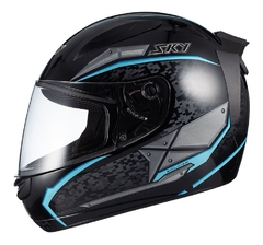 Capacete Sky Two Soldier Preto/Azul