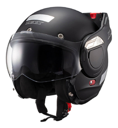 Capacete Moto Texx Stratos Preto Fosco Articulado Abre 180º