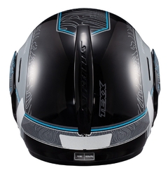 Capacete Stratos Topographic 180 Texx Com Narigueira Modular