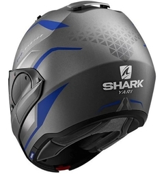 Imagem do Capacete Shark Evo Es Yari Mat Blue Matt Abs Articulado