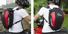 Mochila Bagageiro Para Moto 30 Litros Capa Impermeável