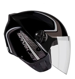 Capacete Aberto Moto Spark Jet Speed Ebf Leve