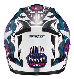 Capacete de Moto Feminino Texx Hawk Hunger Esportivo Rosa - loja online