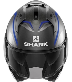 Capacete Shark Evo Es Yari Mat Blue Matt Abs Articulado na internet