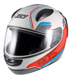 Capacete Fechado Sky Two Anos 90 - Diversas Cores - comprar online