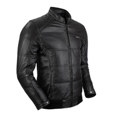 Jaqueta de Couro Moto Texx Cyberdog Masculina Com Proteções