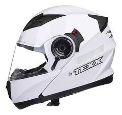 Capacete Texx Escamoteavel Gladiator V3 Branco Articulado - comprar online