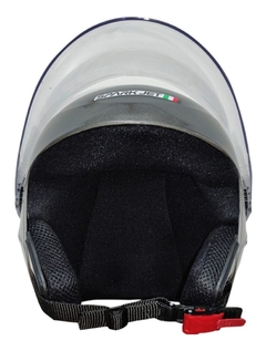 Capacete Aberto Ebf Spark Jet Chumbo Brilho 56 58 60 - comprar online