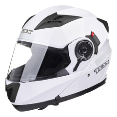 Capacete Texx Escamoteavel Gladiator V3 Branco Articulado - Zum Acessórios para Motociclistas