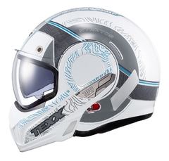 Capacete Stratos Topographic 180 Texx Com Narigueira Modular - Zum Acessórios para Motociclistas