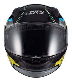 Capacete Fechado Sky Two Anos 90 - Diversas Cores