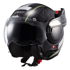 Capacete Moto Aticulado 180 Stratos Scratched Texx Modular - Zum Acessórios para Motociclistas