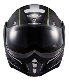 Imagem do Capacete Moto Aticulado 180 Stratos Scratched Texx Modular