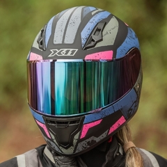 Capacete X11 Trust Moto Fechado C/ Viseita Extra Lançamento