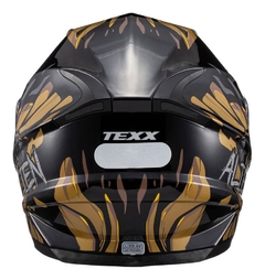 CAPACETE TEXX HAWK ALIEN - VERDE/DOURADO/AZUL na internet