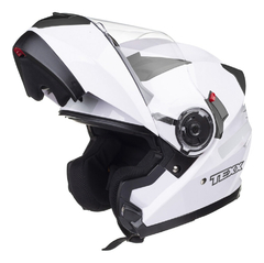 Imagem do Capacete Texx Escamoteavel Gladiator V3 Branco Articulado