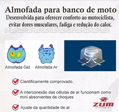 Almofada De Ar Para Motos Modelo M na internet