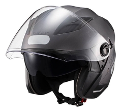 Capacete Aberto Texx Ugello Solid Dupla Viseira Solar Moto