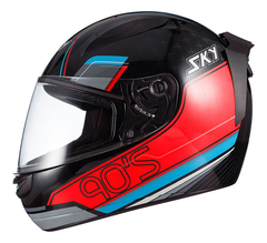 Capacete Fechado Sky Two Anos 90 - Diversas Cores