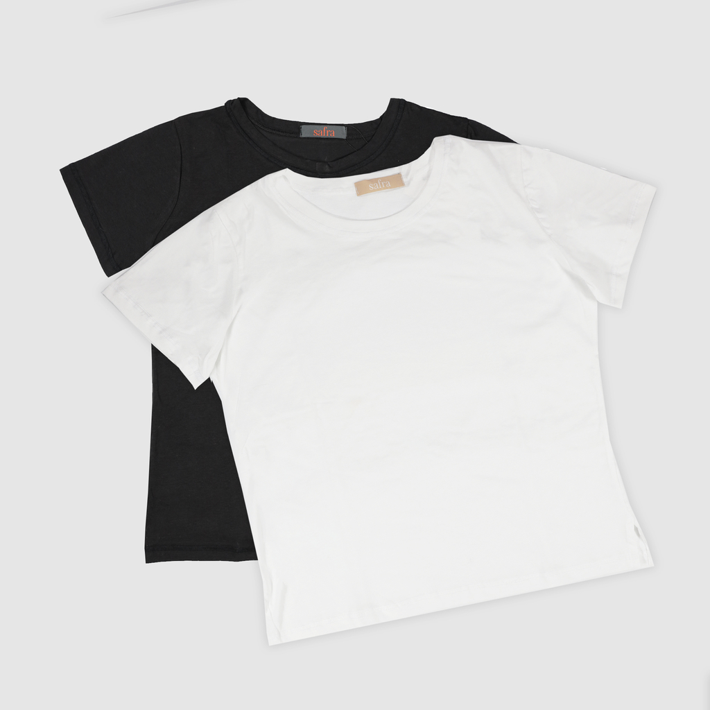 Pack x 2 Remeras manga corta 100 Algodon Pima safra