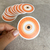 Sticker UV - Ojo Turco Naranja - comprar online